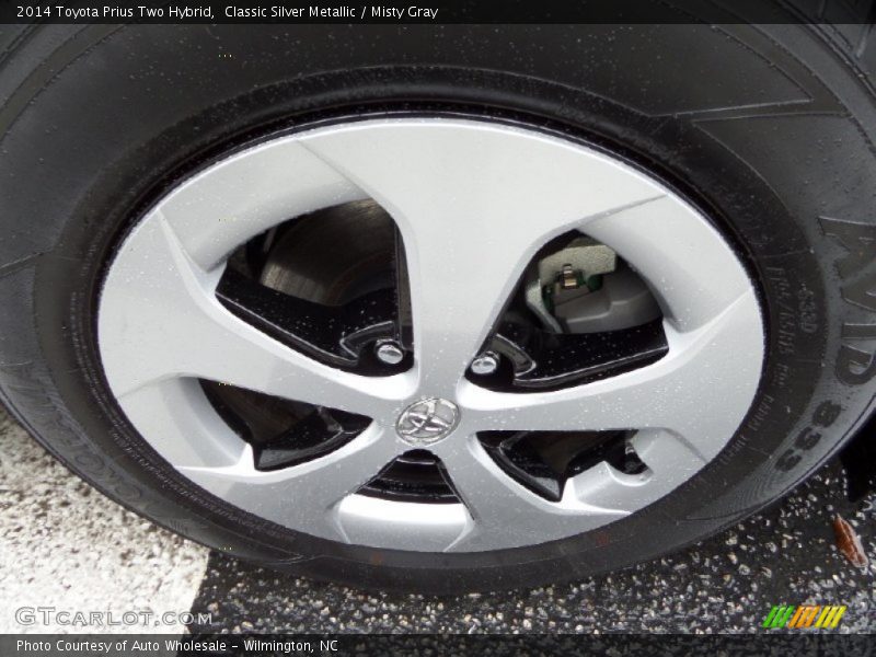 Classic Silver Metallic / Misty Gray 2014 Toyota Prius Two Hybrid