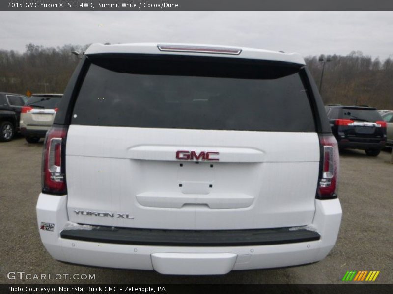 Summit White / Cocoa/Dune 2015 GMC Yukon XL SLE 4WD