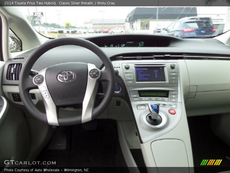 Classic Silver Metallic / Misty Gray 2014 Toyota Prius Two Hybrid