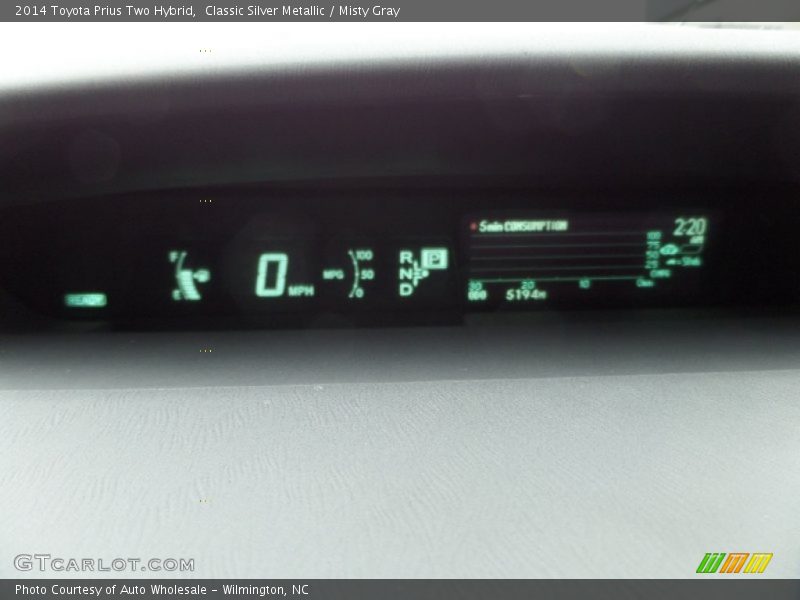 Classic Silver Metallic / Misty Gray 2014 Toyota Prius Two Hybrid