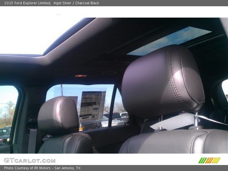 Ingot Silver / Charcoal Black 2015 Ford Explorer Limited