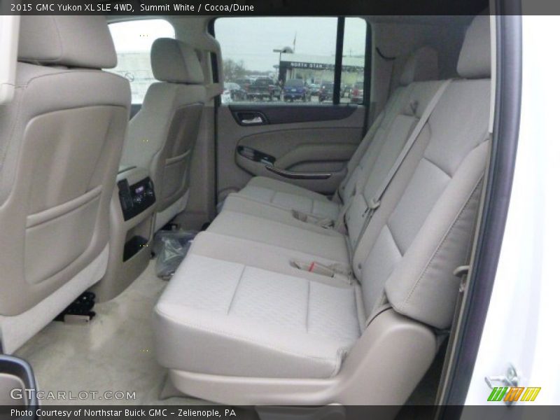 Rear Seat of 2015 Yukon XL SLE 4WD