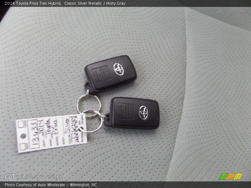 Classic Silver Metallic / Misty Gray 2014 Toyota Prius Two Hybrid