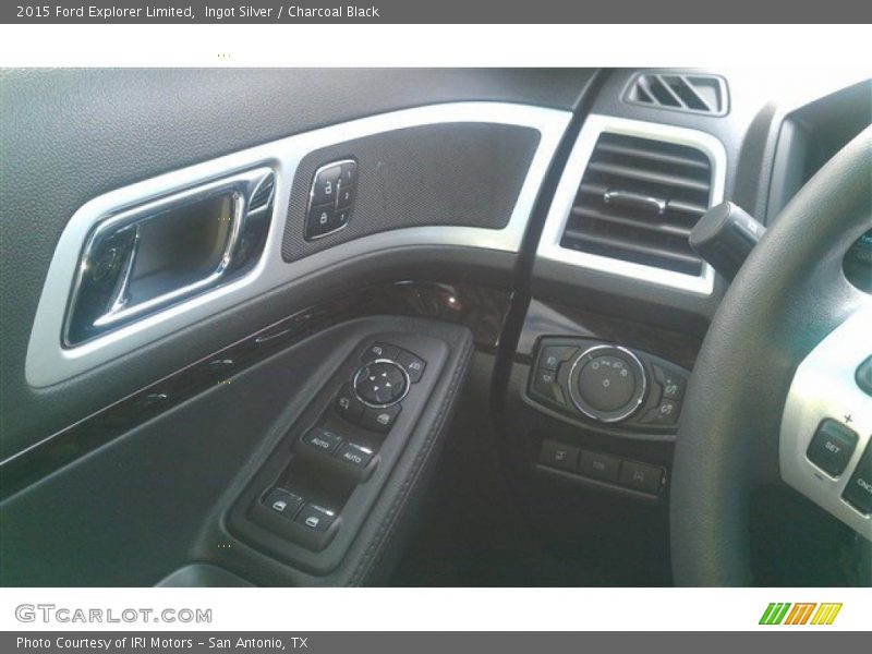 Ingot Silver / Charcoal Black 2015 Ford Explorer Limited