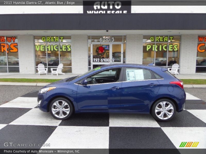 Atlantic Blue / Beige 2013 Hyundai Elantra GT