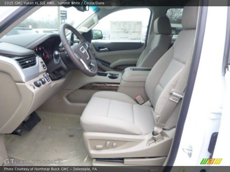 Front Seat of 2015 Yukon XL SLE 4WD