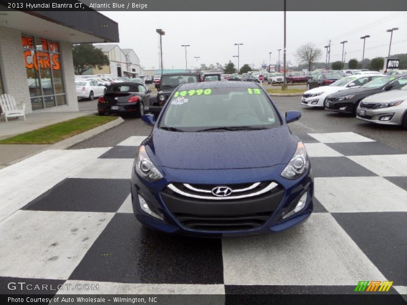 Atlantic Blue / Beige 2013 Hyundai Elantra GT