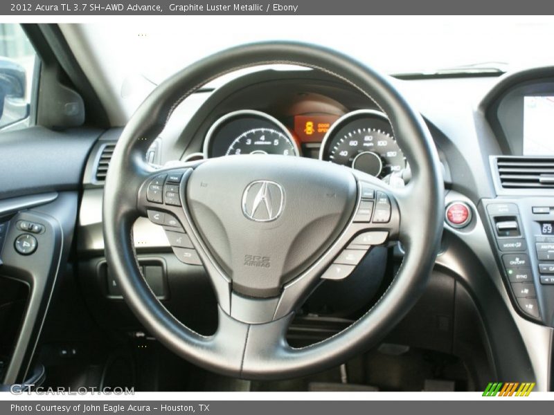 Graphite Luster Metallic / Ebony 2012 Acura TL 3.7 SH-AWD Advance