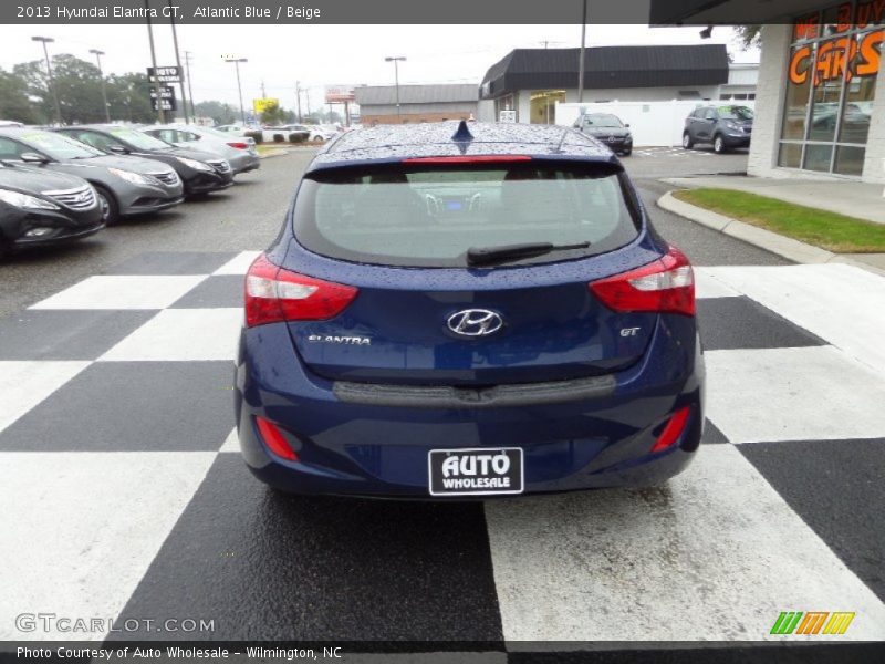 Atlantic Blue / Beige 2013 Hyundai Elantra GT