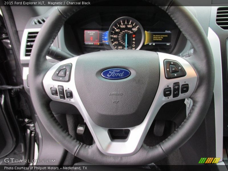 Magnetic / Charcoal Black 2015 Ford Explorer XLT