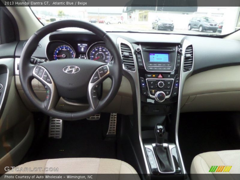 Atlantic Blue / Beige 2013 Hyundai Elantra GT
