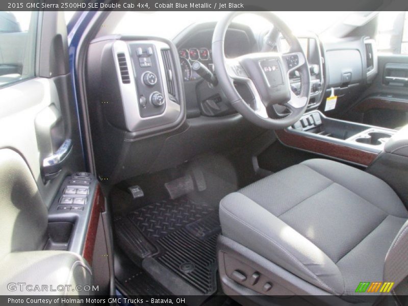 Cobalt Blue Metallic / Jet Black 2015 GMC Sierra 2500HD SLE Double Cab 4x4