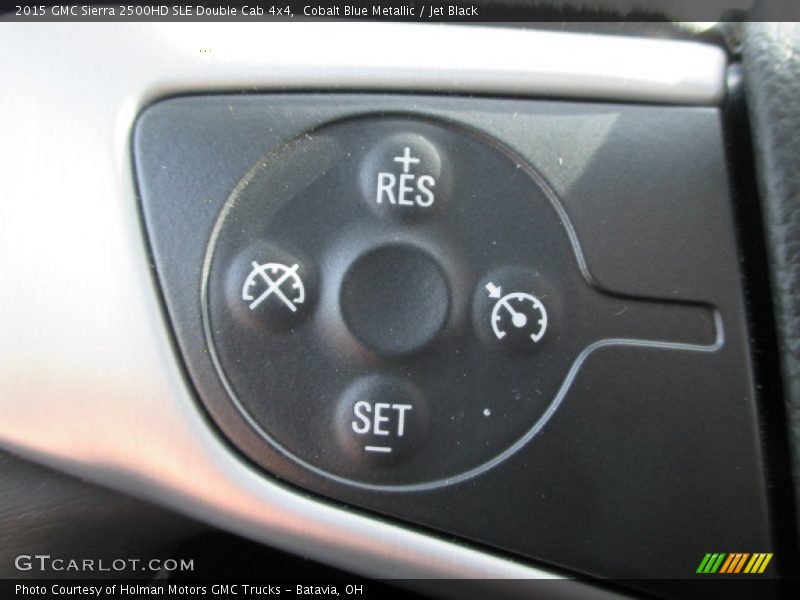 Cobalt Blue Metallic / Jet Black 2015 GMC Sierra 2500HD SLE Double Cab 4x4