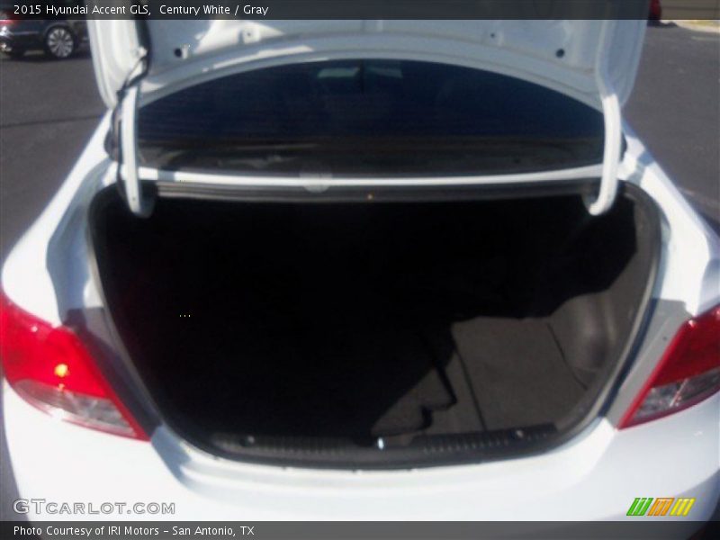 Century White / Gray 2015 Hyundai Accent GLS