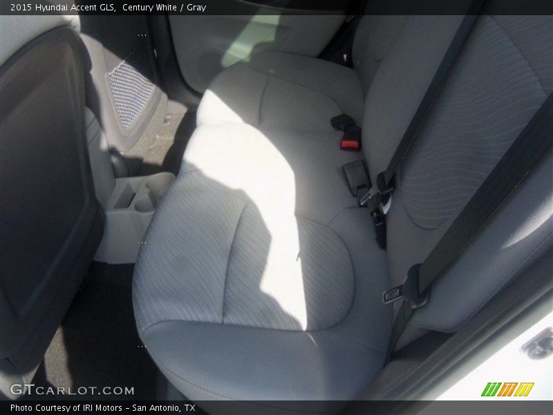 Century White / Gray 2015 Hyundai Accent GLS