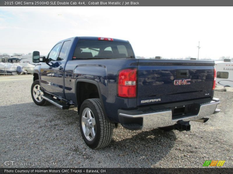 Cobalt Blue Metallic / Jet Black 2015 GMC Sierra 2500HD SLE Double Cab 4x4