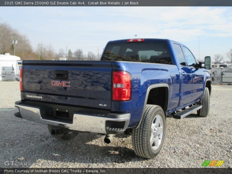 Cobalt Blue Metallic / Jet Black 2015 GMC Sierra 2500HD SLE Double Cab 4x4