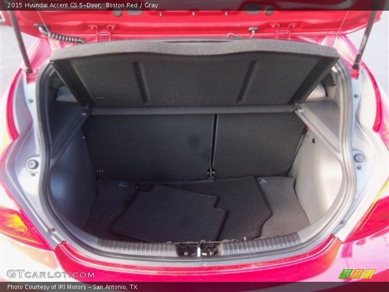 Boston Red / Gray 2015 Hyundai Accent GS 5-Door