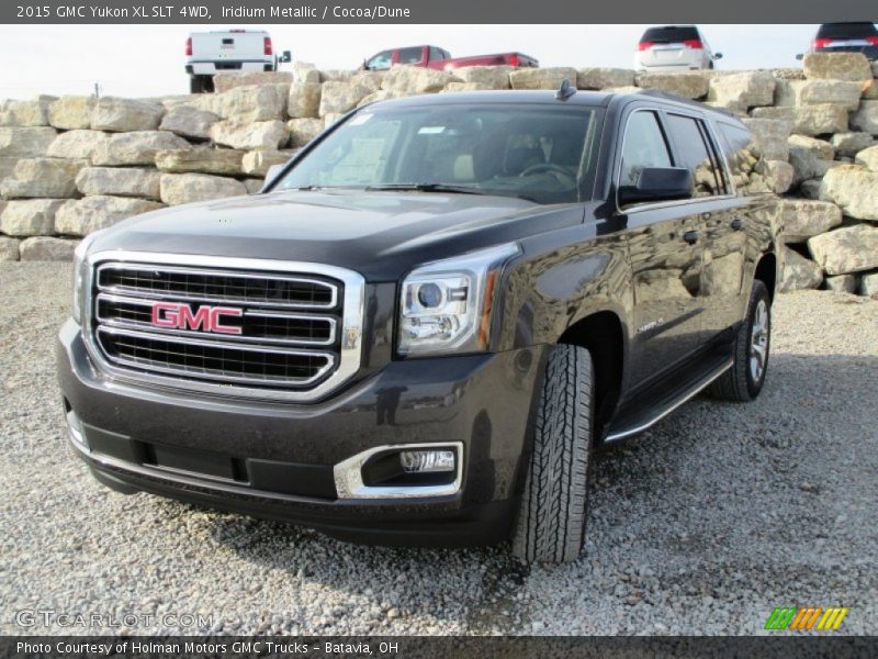 Iridium Metallic / Cocoa/Dune 2015 GMC Yukon XL SLT 4WD