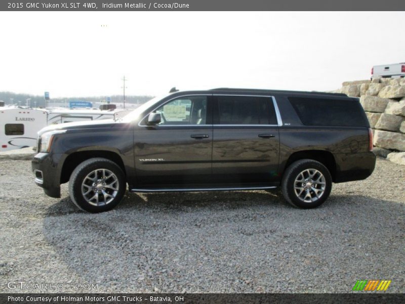 Iridium Metallic / Cocoa/Dune 2015 GMC Yukon XL SLT 4WD