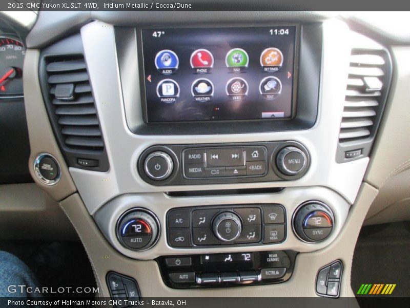 Iridium Metallic / Cocoa/Dune 2015 GMC Yukon XL SLT 4WD