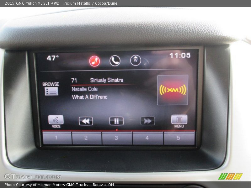 Iridium Metallic / Cocoa/Dune 2015 GMC Yukon XL SLT 4WD