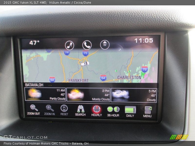 Iridium Metallic / Cocoa/Dune 2015 GMC Yukon XL SLT 4WD
