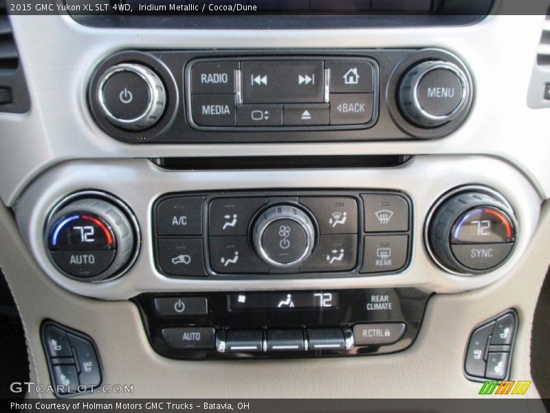 Iridium Metallic / Cocoa/Dune 2015 GMC Yukon XL SLT 4WD