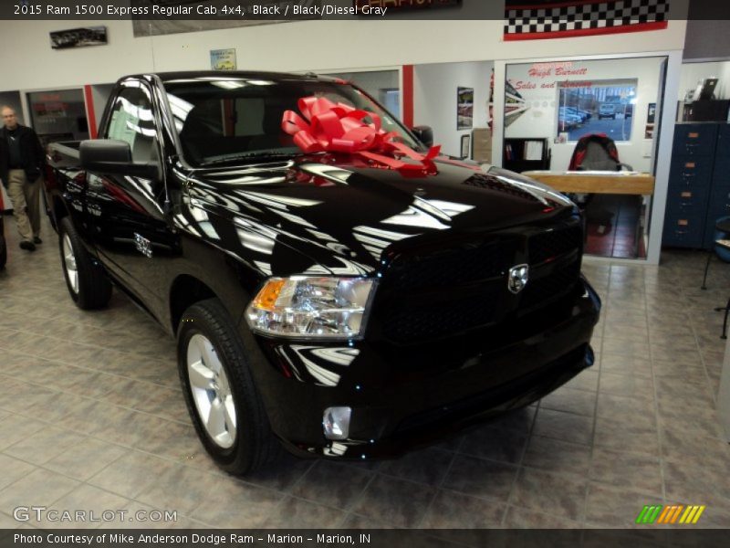 Black / Black/Diesel Gray 2015 Ram 1500 Express Regular Cab 4x4