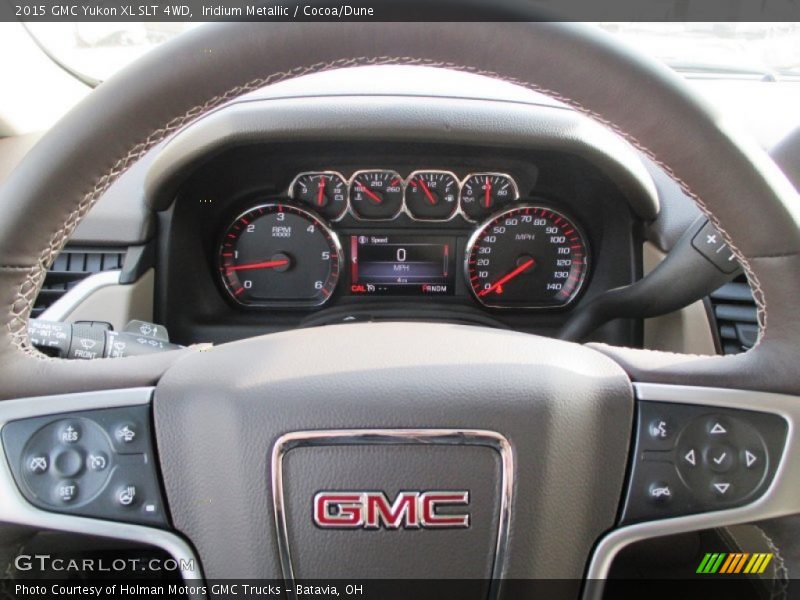 Iridium Metallic / Cocoa/Dune 2015 GMC Yukon XL SLT 4WD