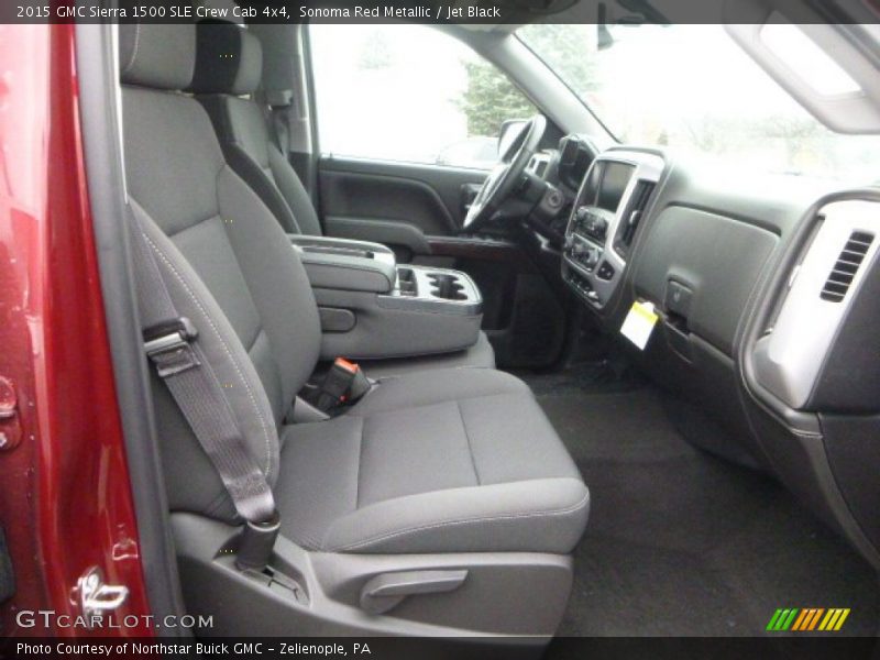 Sonoma Red Metallic / Jet Black 2015 GMC Sierra 1500 SLE Crew Cab 4x4