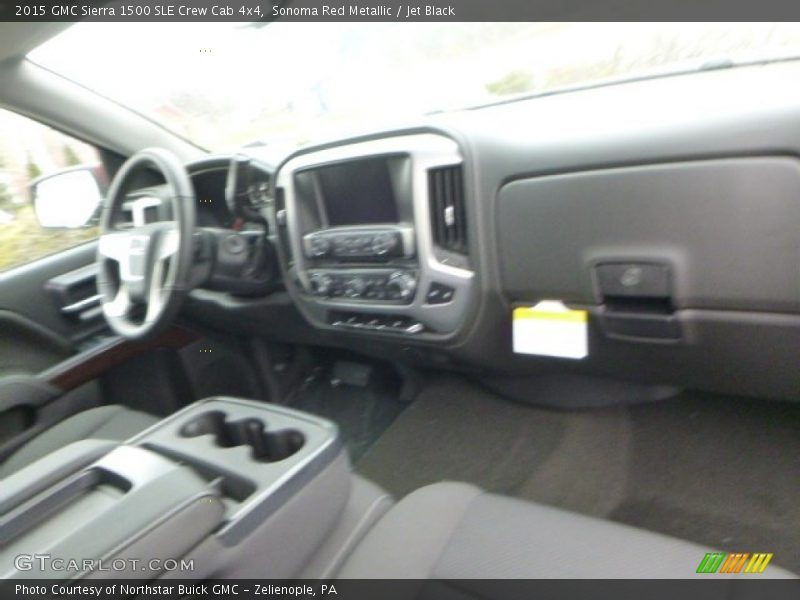 Sonoma Red Metallic / Jet Black 2015 GMC Sierra 1500 SLE Crew Cab 4x4