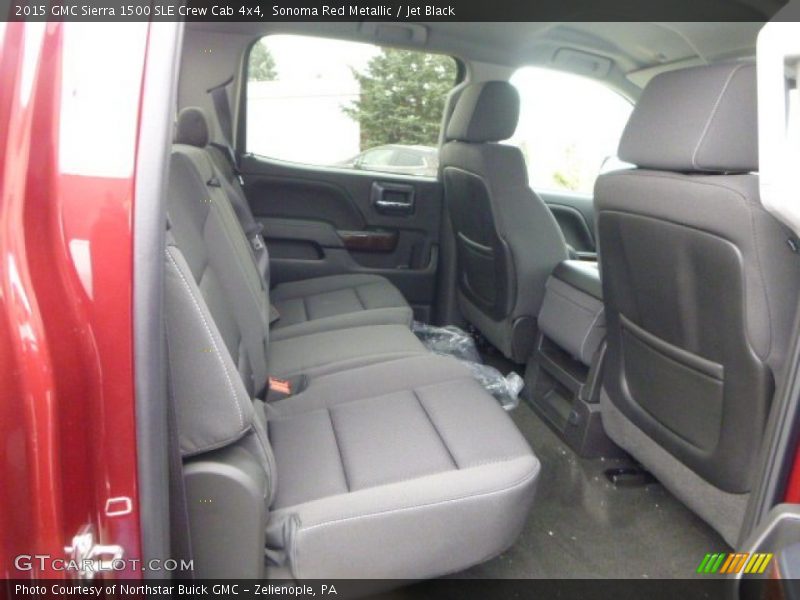 Sonoma Red Metallic / Jet Black 2015 GMC Sierra 1500 SLE Crew Cab 4x4