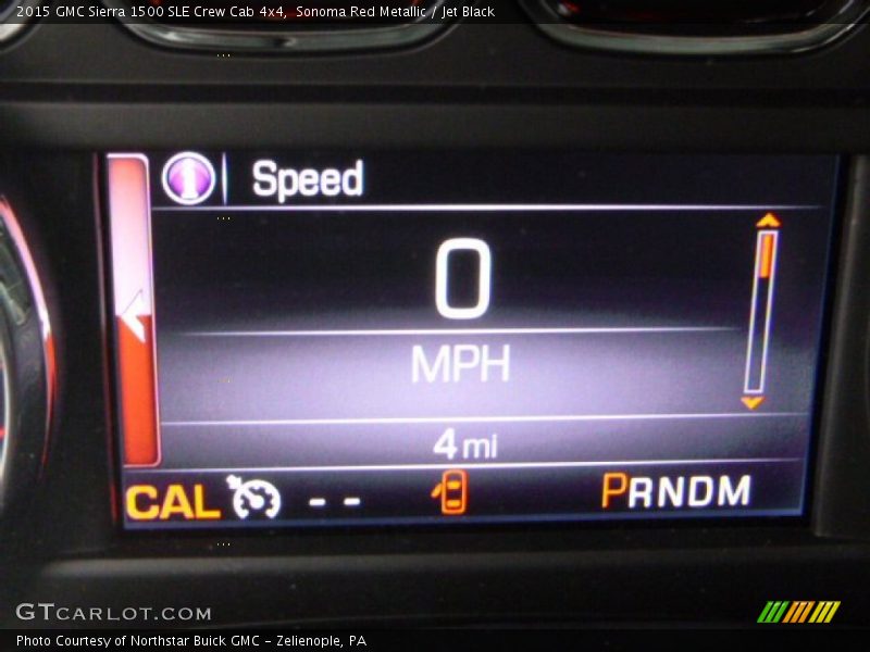 Sonoma Red Metallic / Jet Black 2015 GMC Sierra 1500 SLE Crew Cab 4x4
