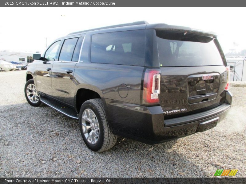 Iridium Metallic / Cocoa/Dune 2015 GMC Yukon XL SLT 4WD