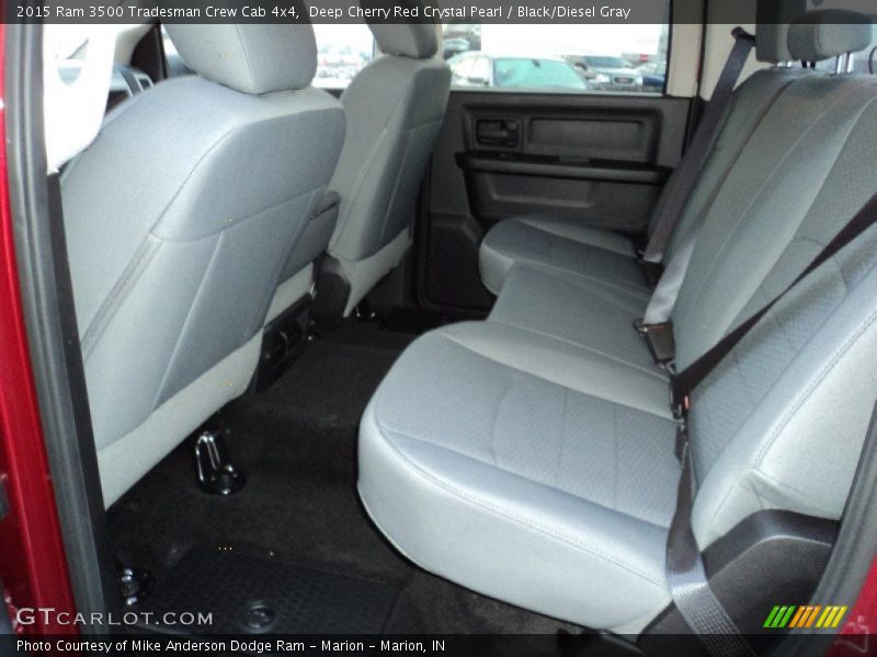 Deep Cherry Red Crystal Pearl / Black/Diesel Gray 2015 Ram 3500 Tradesman Crew Cab 4x4