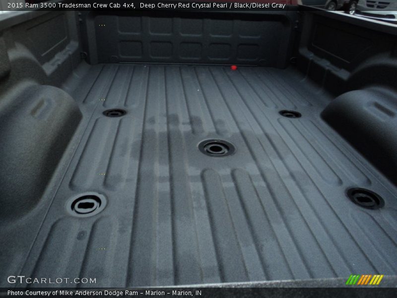 Deep Cherry Red Crystal Pearl / Black/Diesel Gray 2015 Ram 3500 Tradesman Crew Cab 4x4