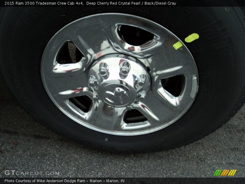 Deep Cherry Red Crystal Pearl / Black/Diesel Gray 2015 Ram 3500 Tradesman Crew Cab 4x4