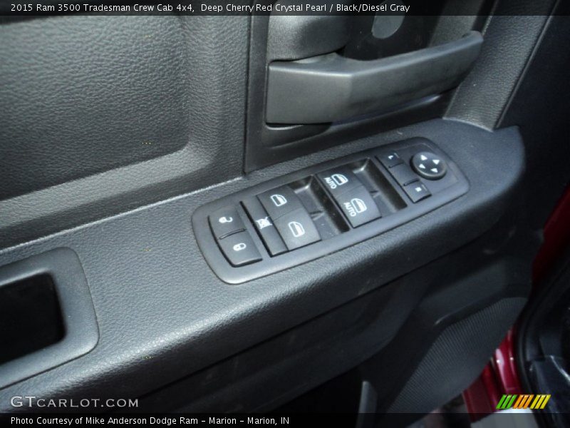 Deep Cherry Red Crystal Pearl / Black/Diesel Gray 2015 Ram 3500 Tradesman Crew Cab 4x4