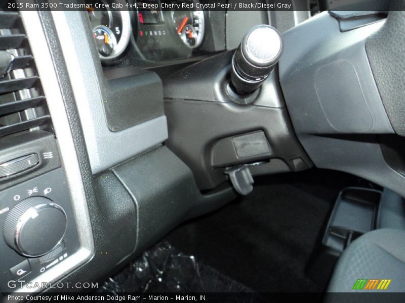 Deep Cherry Red Crystal Pearl / Black/Diesel Gray 2015 Ram 3500 Tradesman Crew Cab 4x4