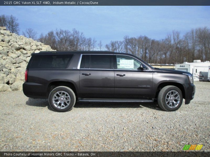 Iridium Metallic / Cocoa/Dune 2015 GMC Yukon XL SLT 4WD
