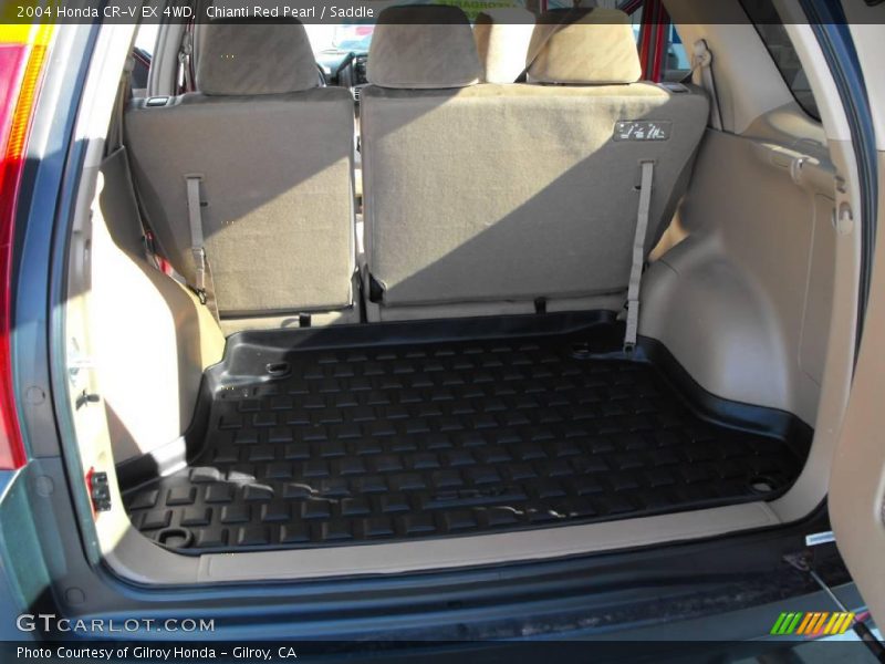 Chianti Red Pearl / Saddle 2004 Honda CR-V EX 4WD