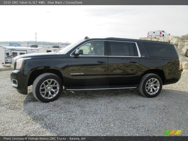 Onyx Black / Cocoa/Dune 2015 GMC Yukon XL SLT 4WD