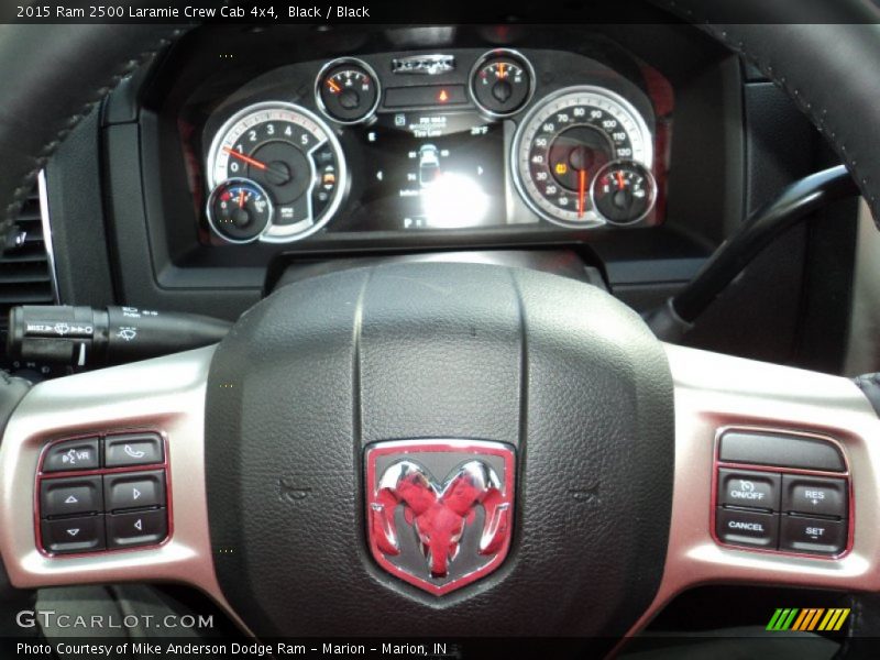 Black / Black 2015 Ram 2500 Laramie Crew Cab 4x4