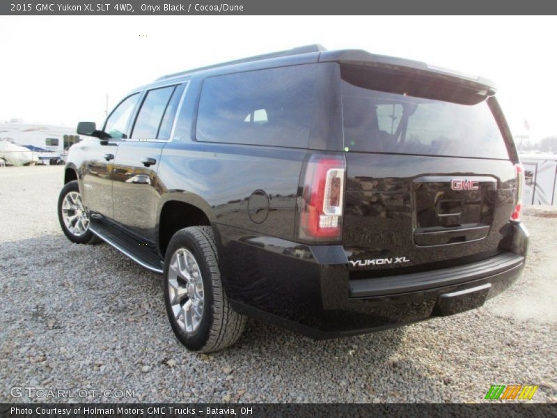 Onyx Black / Cocoa/Dune 2015 GMC Yukon XL SLT 4WD