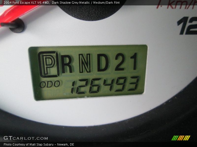 Dark Shadow Grey Metallic / Medium/Dark Flint 2004 Ford Escape XLT V6 4WD