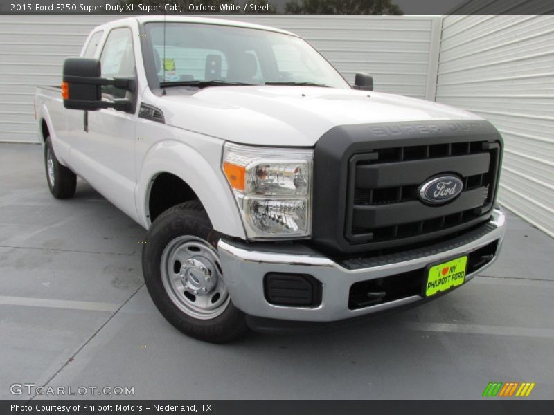 Oxford White / Steel 2015 Ford F250 Super Duty XL Super Cab
