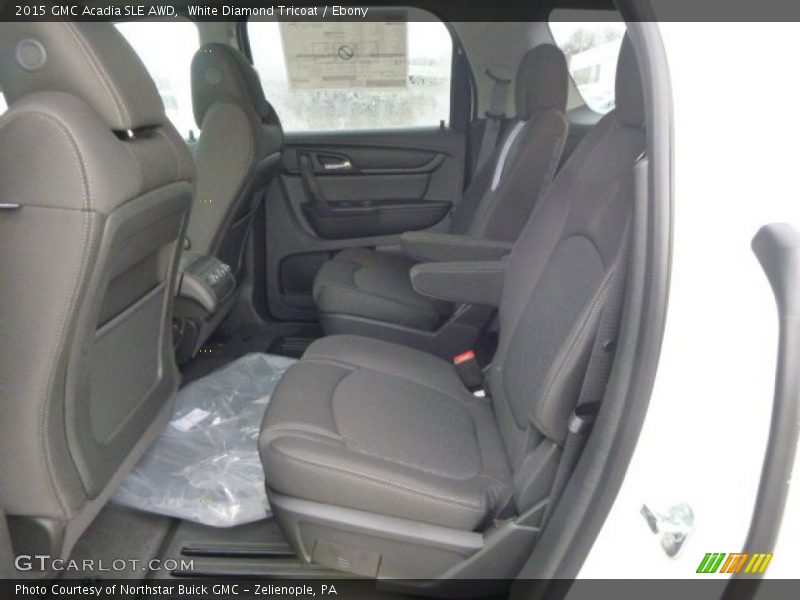 White Diamond Tricoat / Ebony 2015 GMC Acadia SLE AWD