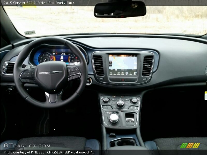 Velvet Red Pearl / Black 2015 Chrysler 200 S