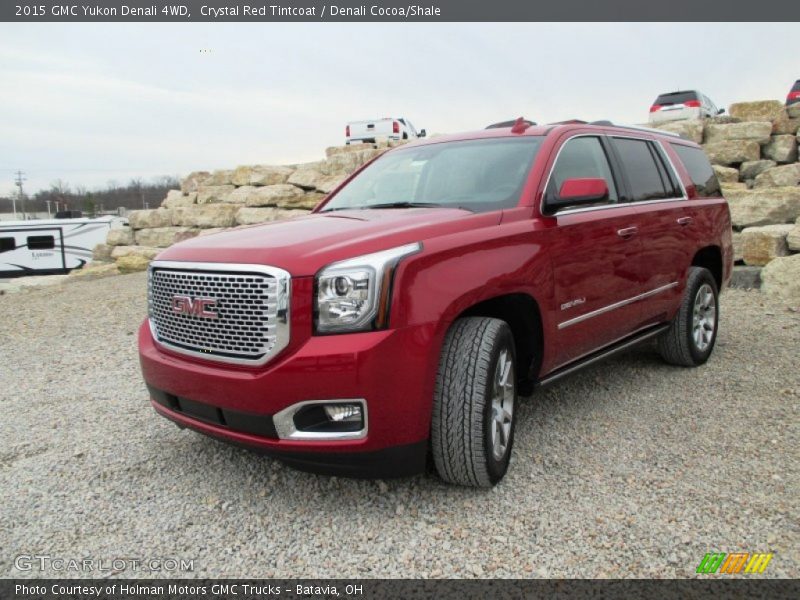 Crystal Red Tintcoat / Denali Cocoa/Shale 2015 GMC Yukon Denali 4WD